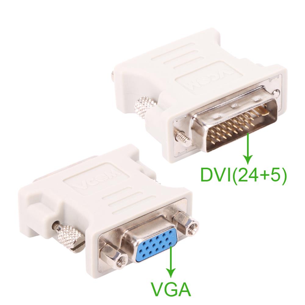 Vcom CA301 Dvi 24+5 Erkek To Vga Dişi Dönüştürücü - görsel 2