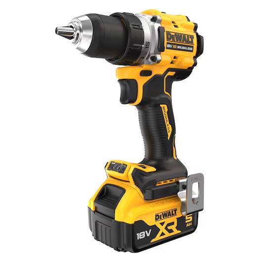Dewalt DCD800P2T-QW 18V 5.0Ah Li-Ion Çift Bataryalı Kömürsüz Darbesiz Matkap