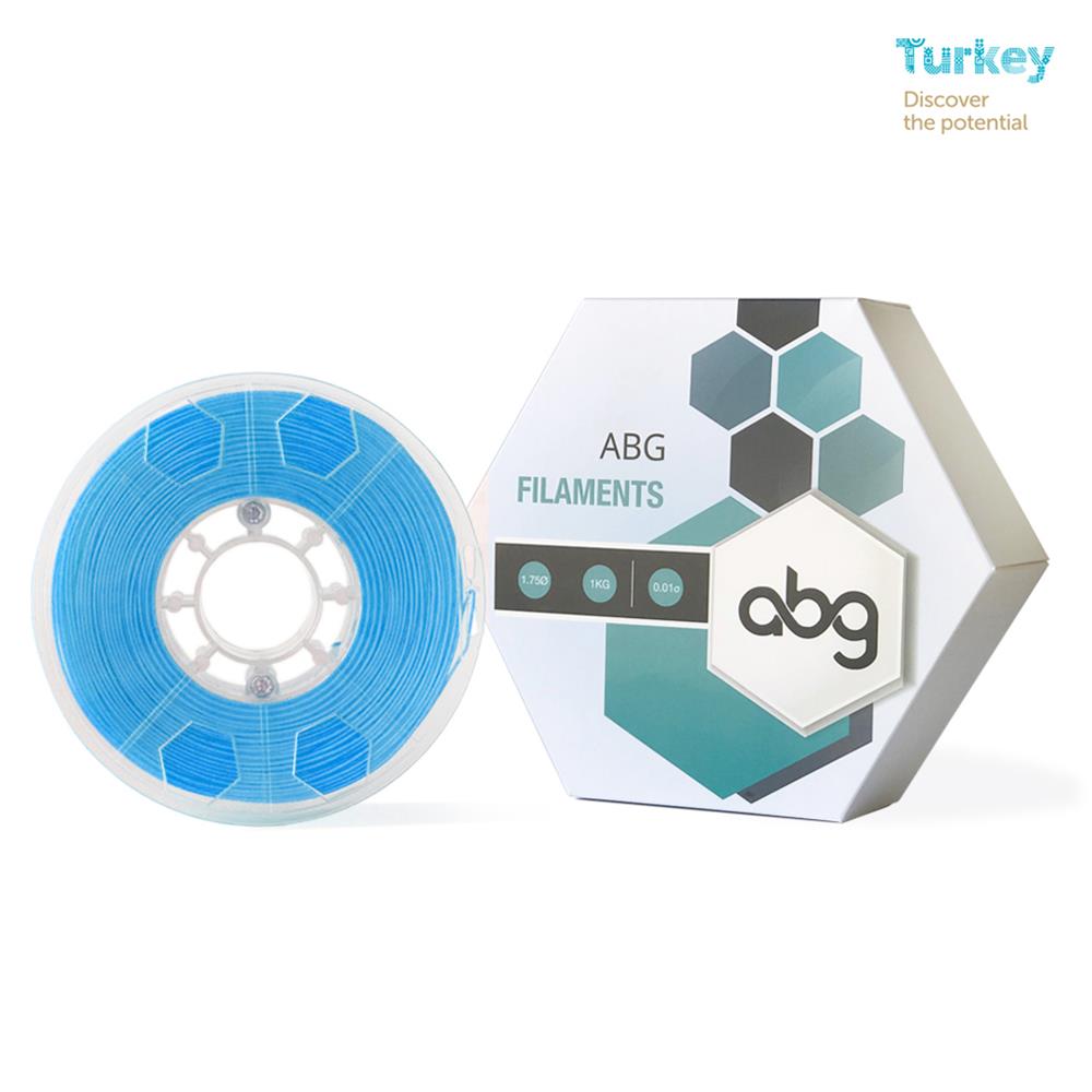 ABG PLA Buz Mavisi Filament 1.75mm 1kg - görsel 2