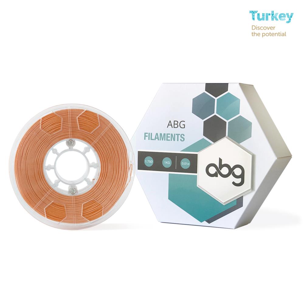 ABG PLA Bakır Filament 1.75mm 1kg - görsel 2