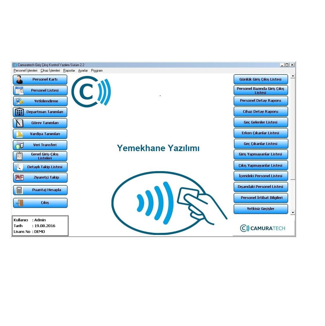 M Yemekhane Yazılımı