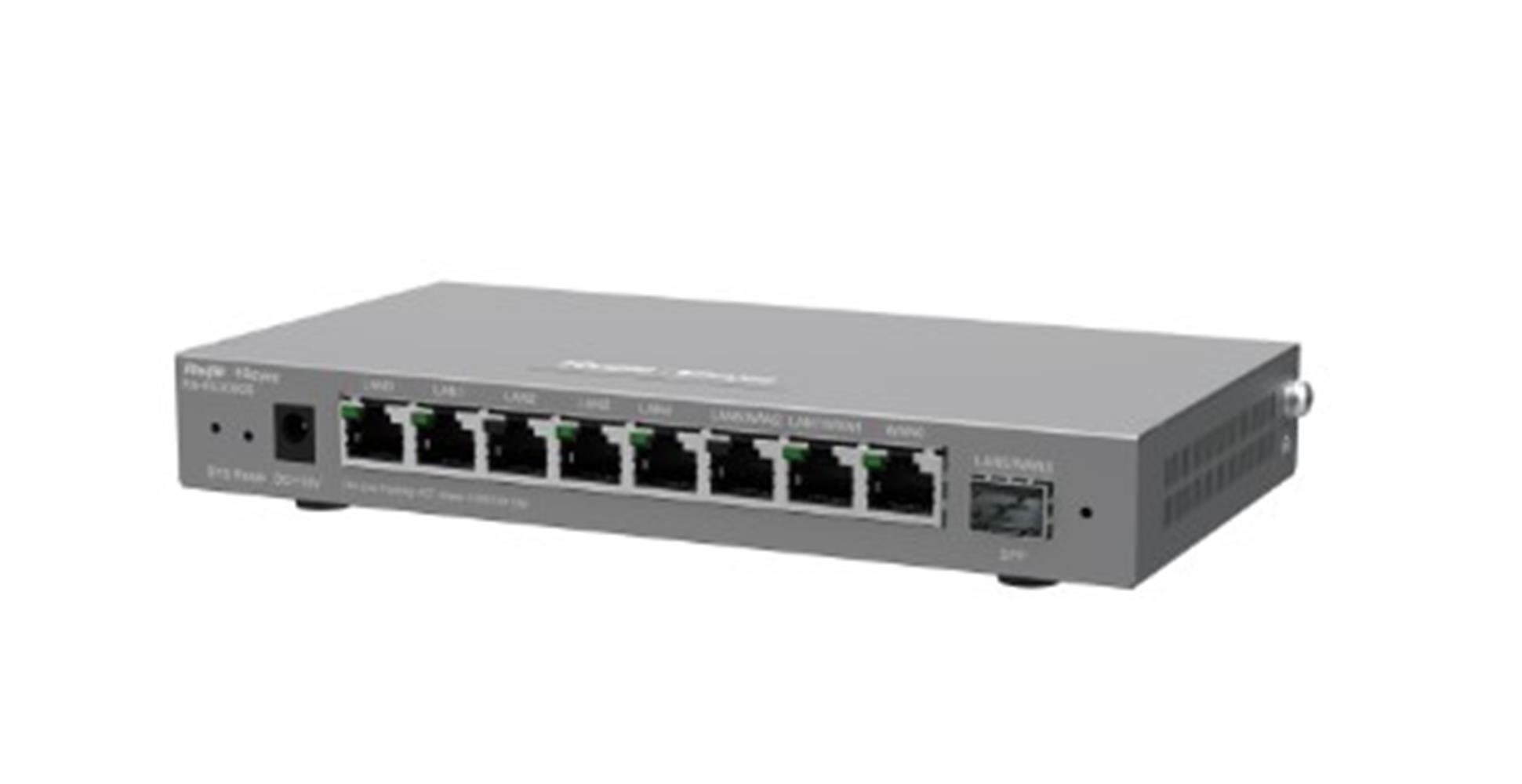 Ruijie-Reyee RG-EG209GS 8 Port 10/100/1000Mbps+1Port SFP 200 Kullanıcı Yönetilebilir Router