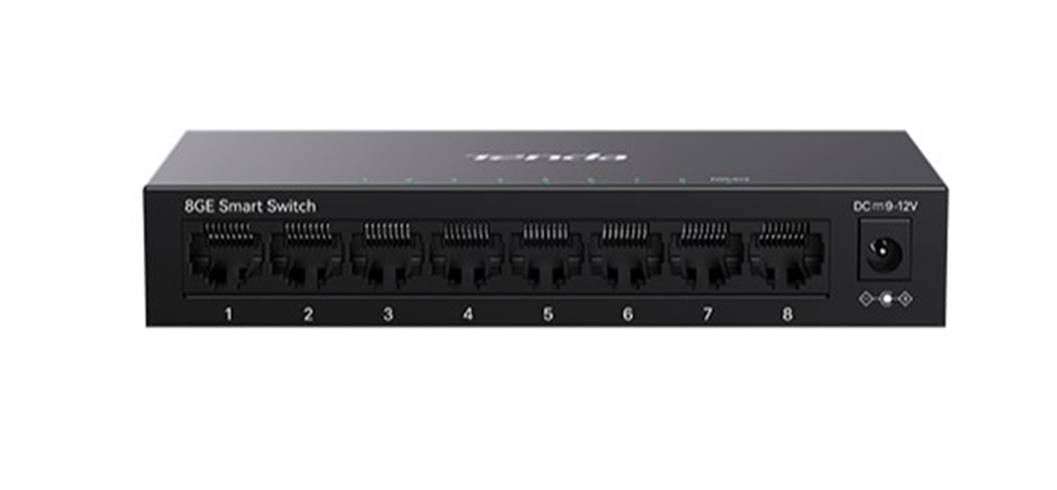 Tenda TEG2208D 8 Port 10/100/1000 Switch Cloud Yönetilebilir Çelik Kasa Switch