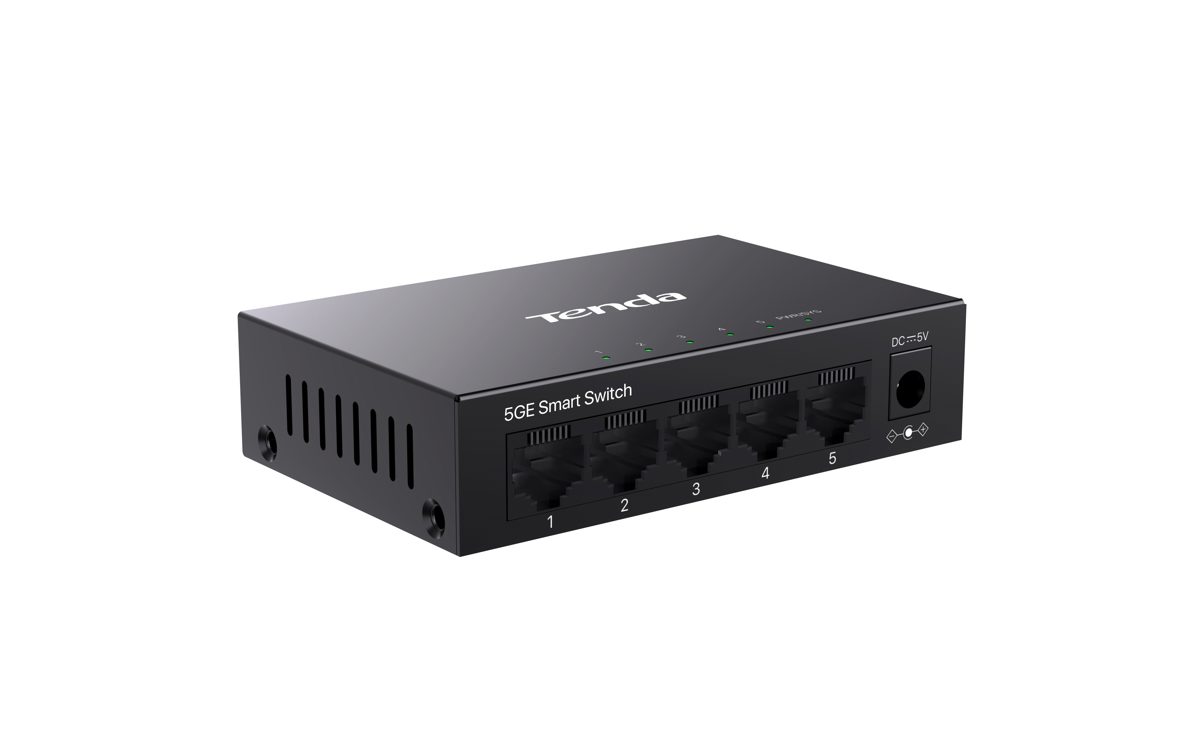Tenda TEG2205D 5 Port 10/100/1000 Switch Cloud Yönetilebilir Çelik Kasa Switch