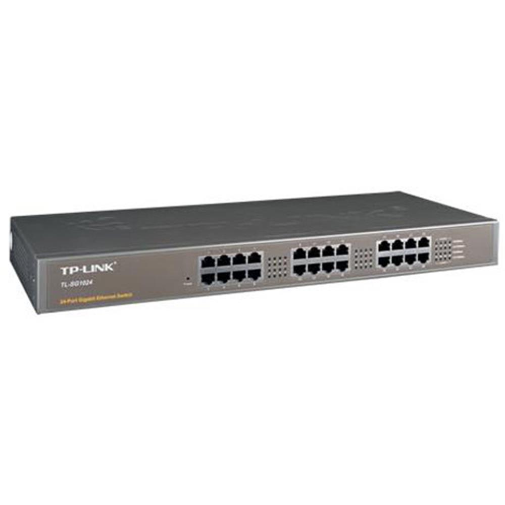 Tp-Link TL-SG1024D 24 Port 10/100/1000 Mbps Switch Çelik Kasa Rack Mount - görsel 2