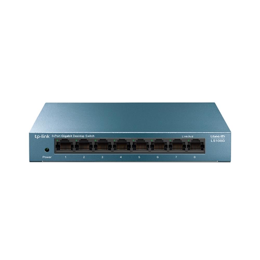 Tp-Link LS108G 8 Port 10/100/1000 Mbps Switch Metal Kasa