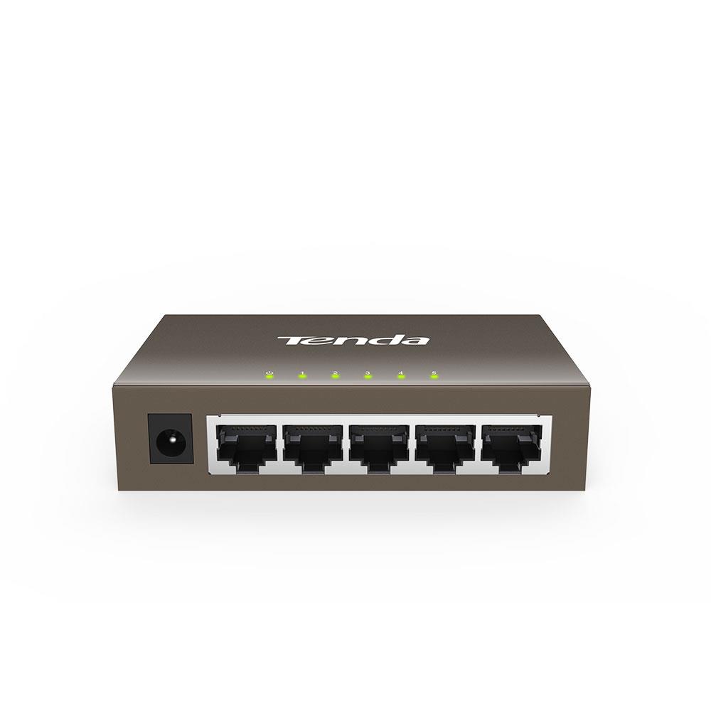 Tenda TEG1005D 5 Port 10/100/1000 Mbps Switch Metal Kasa