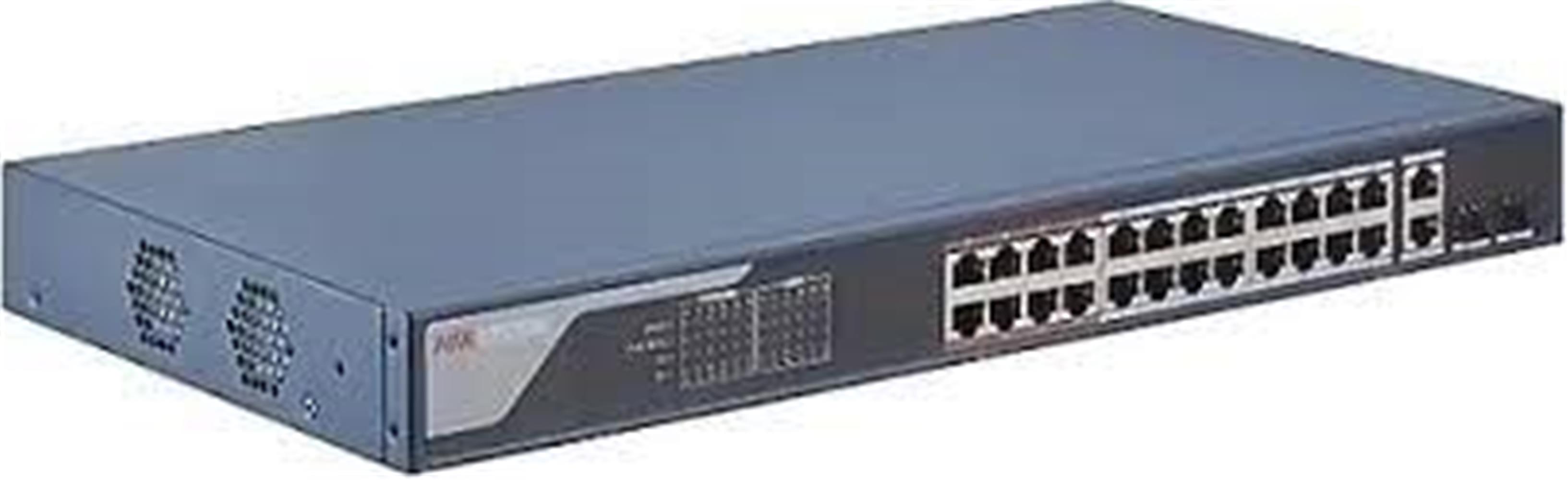 Hikvision DS-3E1326P-EI/M 24 Port 10/100/1000 Mbps Gigabit Switch 230W